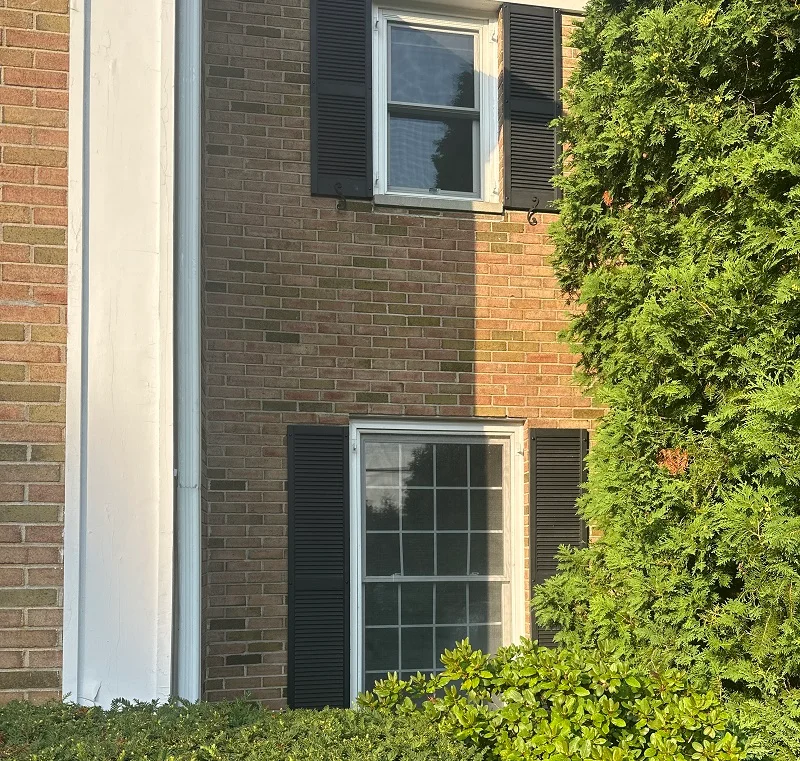 Double hung window leaking air